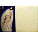 Kremowy obrus - Ząbek 220 x 140 (kółka)