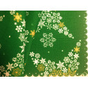 Serwetki obrusowa świąteczna - zielono-biała
