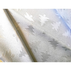 Tkanina obrusowa - świąteczna,dekoracyjna bialo-srebrna choinki
