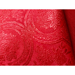 Tkanina ornatowa - czerwona kolor 5154