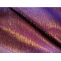 Tkanina ornatowa - fioletowa ze złotą nitką
