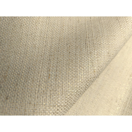 Tkanina ornatowa - kremowo-złota 206706