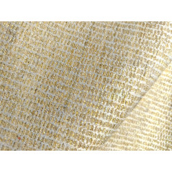 Tkanina ornatowa - kremowo-złota 206746